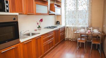 Фото номера Апартаменты с 2 спальнями Гостиница Izba Apartments на Гагарина г. Вологда 7